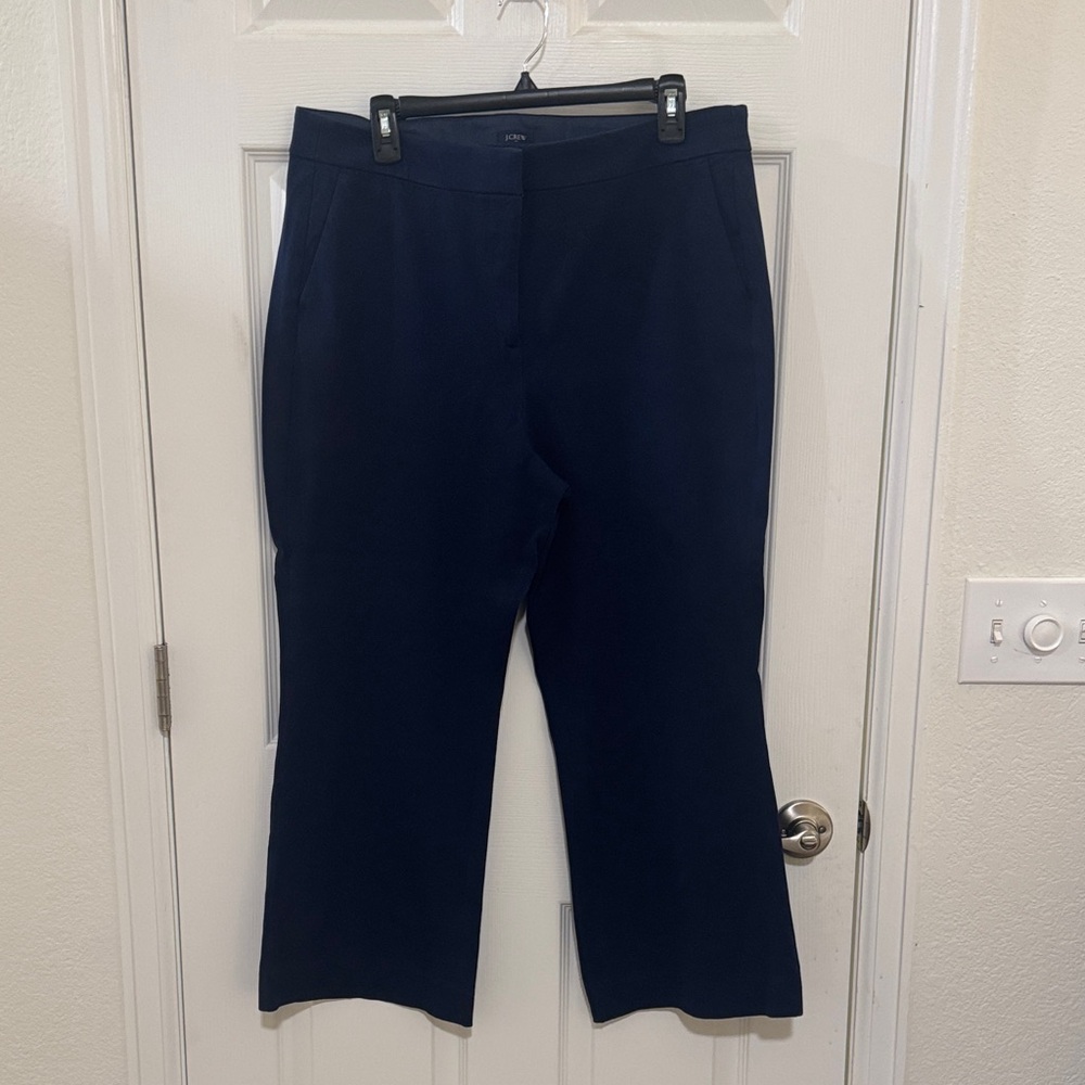 J. Crew Navy Blue Cropped Pant